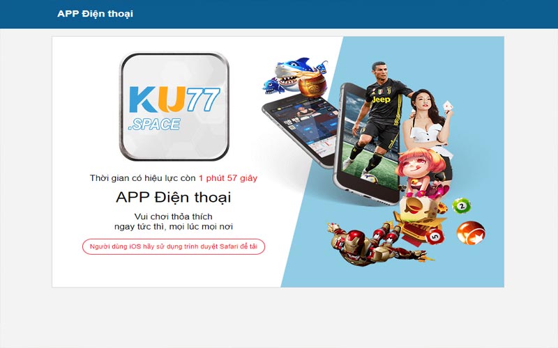 Hướng dẫn tải app KU77 nhanh chóng